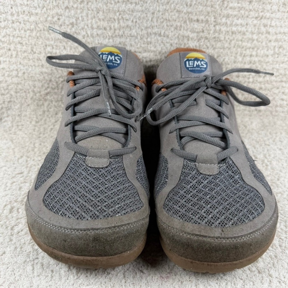 Lems Primal 3 Mens Size 13 Slate Gray Barefoot Minimalist Hiking Shoes NO INSOLE
